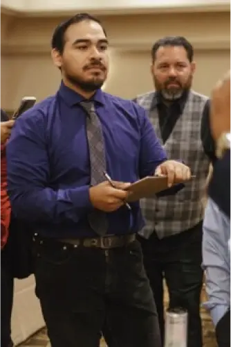 An authentic candid moment captured of Marketing Associate at Elite Marketing in California